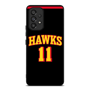 TRAE YOUNG ATLANTA HAWKS BLACK Samsung Galaxy A53 Case