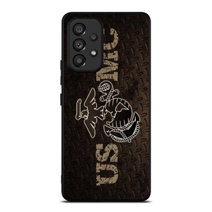 UNITED STATED MARINE CORPS METAL LOGO Samsung Galaxy A53 Case