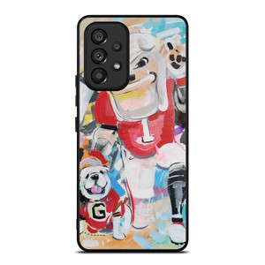 UNIVERSITY OF GEORGIA BULLDOGS UGA ART Samsung Galaxy A53 Case