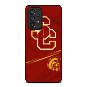 USC TROJANS RUSTY MARBLE Samsung Galaxy A53 Case