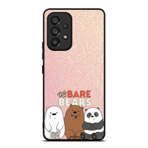 WE BARE BEARS PINK GILTTER Samsung Galaxy A53 Case