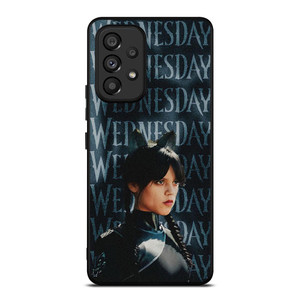 WEDNESDAY ADDAMS JENNA ORTEGA 2 Samsung Galaxy A53 Case WEDNESDAY ADDAMS JENNA ORTEGA 2 Samsung Galaxy A53 Case