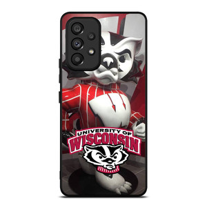 WISCONSIN BADGER MASCOT Samsung Galaxy A53 Case WISCONSIN BADGER MASCOT Samsung Galaxy A53 Case
