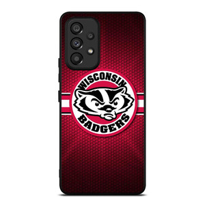 WISCONSIN BADGER METAL LOGO Samsung Galaxy A53 Case