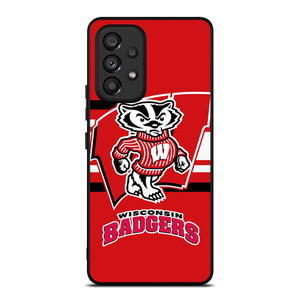 WISCONSIN BADGER SYMBOL Samsung Galaxy A53 Case WISCONSIN BADGER SYMBOL Samsung Galaxy A53 Case