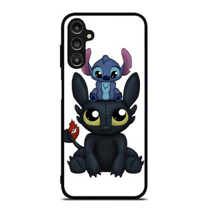 TOOTHLESS AND STITCH CARTOON Samsung Galaxy A14 Case