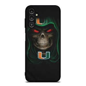 UM MIAMI HURRICANES SKULL Samsung Galaxy A14 Case