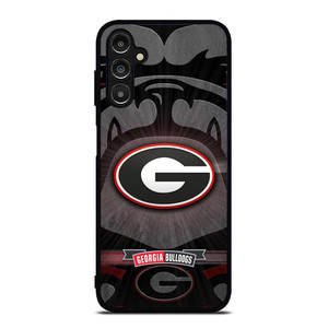 UNIVERSITY OF GEORGIA BULLDOGS UGA BLACK Samsung Galaxy A14 Case