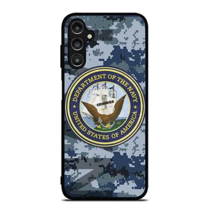 US NAVY CAMO LOGO Samsung Galaxy A14 Case