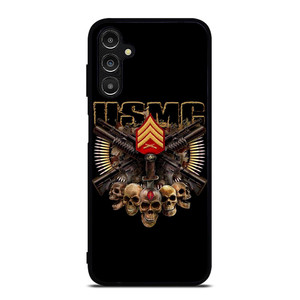 USMC MARINE CORPS SKULL LOGO Samsung Galaxy A14 Case USMC MARINE CORPS SKULL LOGO Samsung Galaxy A14 Case