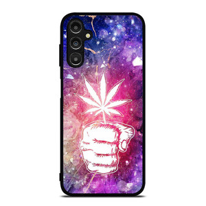 WEEDS MARIJUANA NEBULA Samsung Galaxy A14 Case WEEDS MARIJUANA NEBULA Samsung Galaxy A14 Case