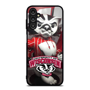 WISCONSIN BADGER MASCOT Samsung Galaxy A14 Case WISCONSIN BADGER MASCOT Samsung Galaxy A14 Case