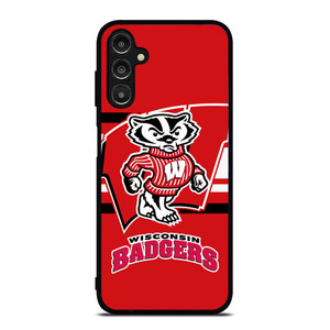 WISCONSIN BADGER SYMBOL Samsung Galaxy A14 Case WISCONSIN BADGER SYMBOL Samsung Galaxy A14 Case