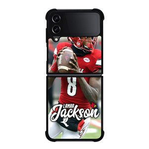 LAMAR JACKSON LOUISVILLE NFL Samsung Galaxy Z FLip4 5G Case Cover