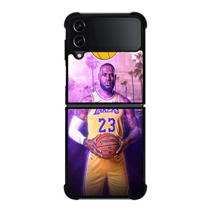 LEBRON JAMES LA LAKERS NBA Samsung Galaxy Z FLip4 5G Case Cover LEBRON JAMES LA LAKERS NBA Samsung Galaxy Z FLip4 5G Case Cover