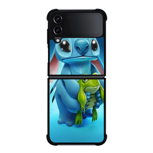 LILO AND STITCH AND FROG Samsung Galaxy Z FLip4 5G Case Cover LILO AND STITCH AND FROG Samsung Galaxy Z FLip4 5G Case Cover