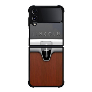 LINCOLN MOTOR WOODEN CHROME LOGO Samsung Galaxy Z FLip4 5G Case Cover LINCOLN MOTOR WOODEN CHROME LOGO Samsung Galaxy Z FLip4 5G Case Cover