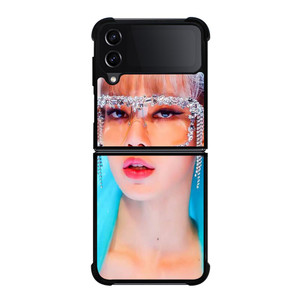 LISA BLACK PINK FACE Samsung Galaxy Z FLip4 5G Case Cover LISA BLACK PINK FACE Samsung Galaxy Z FLip4 5G Case Cover