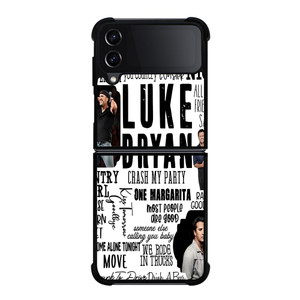 LUKE BRYAN QUOATE COLLAGE Samsung Galaxy Z FLip4 5G Case Cover LUKE BRYAN QUOATE COLLAGE Samsung Galaxy Z FLip4 5G Case Cover