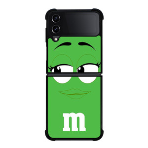 M&M GREEN Samsung Galaxy Z FLip4 5G Case Cover