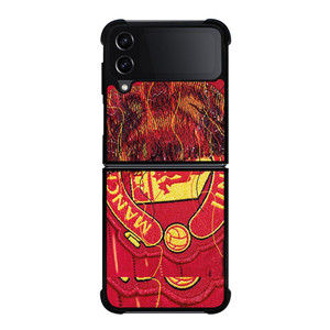 MANCHESTER UNITED DNA LOGO Samsung Galaxy Z FLip4 5G Case Cover MANCHESTER UNITED DNA LOGO Samsung Galaxy Z FLip4 5G Case Cover