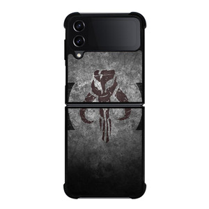 MANDALORIAN STAR WARS HEAD EMBLEM Samsung Galaxy Z FLip4 5G Case Cover