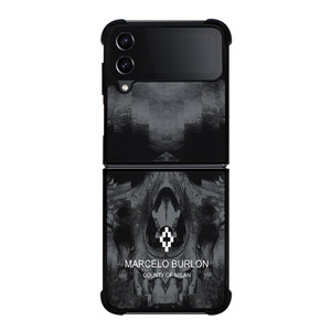 MARCELO BURLON SKULL LOGO Samsung Galaxy Z FLip4 5G Case Cover