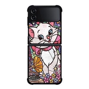 MARIE THE ARISTOCATS CAT STENED GLASS Samsung Galaxy Z FLip4 5G Case Cover MARIE THE ARISTOCATS CAT STENED GLASS Samsung Galaxy Z FLip4 5G Case Cover