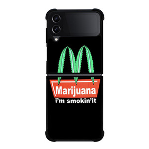 MARIJUANA X MCDONALD FUNNY Samsung Galaxy Z FLip4 5G Case Cover MARIJUANA X MCDONALD FUNNY Samsung Galaxy Z FLip4 5G Case Cover
