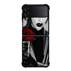 MARILYN MANSON GOTH FACE Samsung Galaxy Z FLip4 5G Case Cover