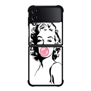 MARILYN MOENROE BUBLE GUM Samsung Galaxy Z FLip4 5G Case Cover MARILYN MOENROE BUBLE GUM Samsung Galaxy Z FLip4 5G Case Cover