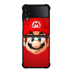MARIO BROS CLIPART HEAD Samsung Galaxy Z FLip4 5G Case Cover