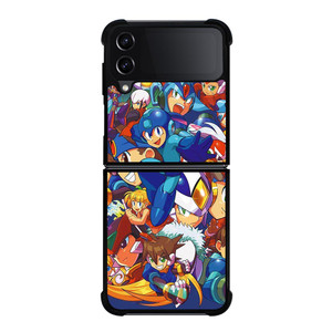 MEGA MAN BATTLE NETWORK ALL CAST Samsung Galaxy Z FLip4 5G Case Cover MEGA MAN BATTLE NETWORK ALL CAST Samsung Galaxy Z FLip4 5G Case Cover