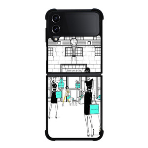 MEGAN HESS X TIFFANY AND CO Samsung Galaxy Z FLip4 5G Case Cover MEGAN HESS X TIFFANY AND CO Samsung Galaxy Z FLip4 5G Case Cover