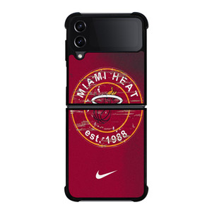 MIAMI HEAT NIKE BADGE Samsung Galaxy Z FLip4 5G Case Cover MIAMI HEAT NIKE BADGE Samsung Galaxy Z FLip4 5G Case Cover