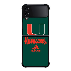 MIAMI HURRICANES GREEN LOGO Samsung Galaxy Z FLip4 5G Case Cover