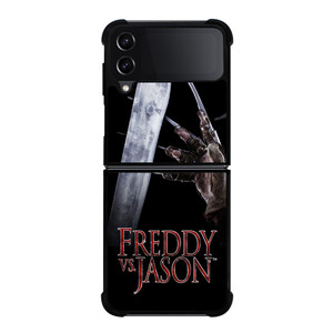 MICHAEL MYERS VS JASON LOGO Samsung Galaxy Z FLip4 5G Case Cover MICHAEL MYERS VS JASON LOGO Samsung Galaxy Z FLip4 5G Case Cover