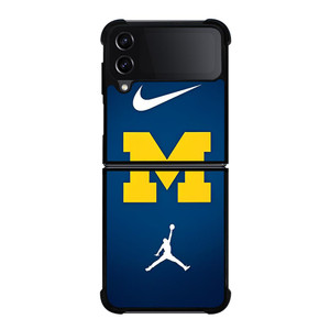 MICHIGAN WOLVERINES NIKE JORDAN Samsung Galaxy Z FLip4 5G Case Cover
