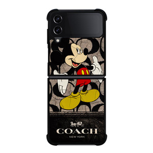 MICKEY MOUSE COACH NEW YORK Samsung Galaxy Z FLip4 5G Case Cover