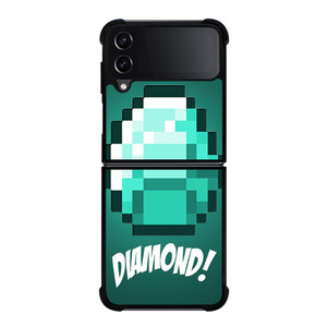 MINECRAFT DIAMOND EGG Samsung Galaxy Z FLip4 5G Case Cover