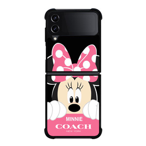MINNIE MOUSE PINK COACH NEW YORK Samsung Galaxy Z FLip4 5G Case Cover