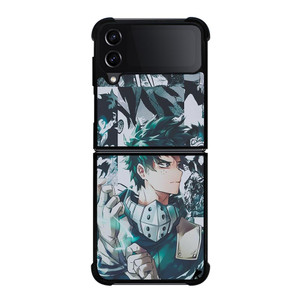 MY HERO ACADEMIA DEKU COLLAGE Samsung Galaxy Z FLip4 5G Case Cover MY HERO ACADEMIA DEKU COLLAGE Samsung Galaxy Z FLip4 5G Case Cover