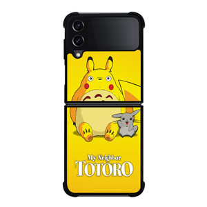 MY NEIGHBOR TOTORO X PIKACHU POKEMON Samsung Galaxy Z FLip4 5G Case Cover