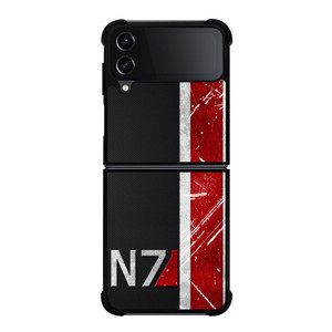 N7 ARMOUR MASS EFFECT CARBON Samsung Galaxy Z FLip4 5G Case Cover