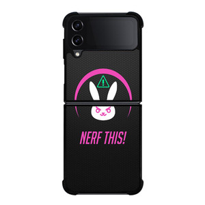 NERF THIS OVERWATCH D.VA Samsung Galaxy Z FLip4 5G Case Cover NERF THIS OVERWATCH D.VA Samsung Galaxy Z FLip4 5G Case Cover