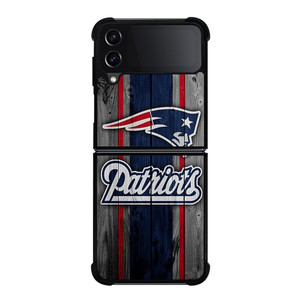 NEW ENGLAND PATRIOTS WOODEN LOGO Samsung Galaxy Z FLip4 5G Case Cover