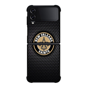 NEW ORLEANS SAINTS METAL BADGE Samsung Galaxy Z FLip4 5G Case Cover