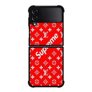 NEW SUPREME RED PATTERN Samsung Galaxy Z FLip4 5G Case Cover NEW SUPREME RED PATTERN Samsung Galaxy Z FLip4 5G Case Cover