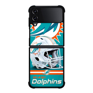 NFL MIAMI DOLPHINS HELMET LOGO Samsung Galaxy Z FLip4 5G Case Cover