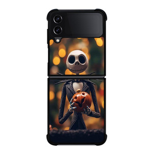 NIGHTMARE BEFORE CHRISTMAS JACK AND SALLY PORTRAIT Samsung Galaxy Z FLip4 5G Case Cover